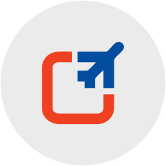 logotyp portu lotniczego Radom